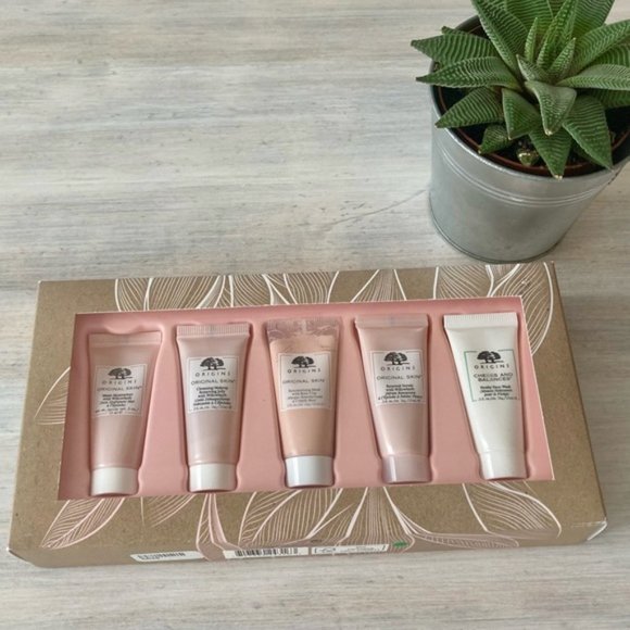 NWT ORGINS Glow-On Skin Travel Kit & (2) Make-Up Bags (Two Faced & Estée Lauder) - Picture 3 of 16